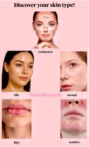 IslandBeautyR 5 skin types guide