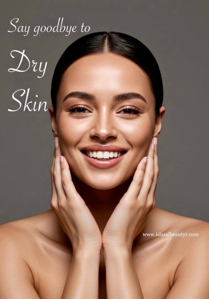 dry skin repair routine showing skin barrier restoration and long-lasting hydration
