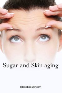 Excess sugar accelerating skin aging through glycation process