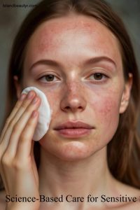 Reactive Skin Barrier Care process illustrating skin barrier recovery over time