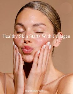 Close-up of smooth skin highlighting the benefits of skin collagen for elasticity and youthfulness