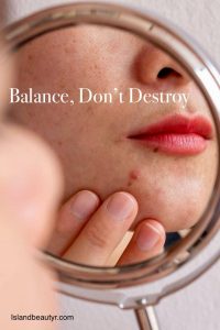 balanced bacteria ecosystem, preventing skin microbiome acne