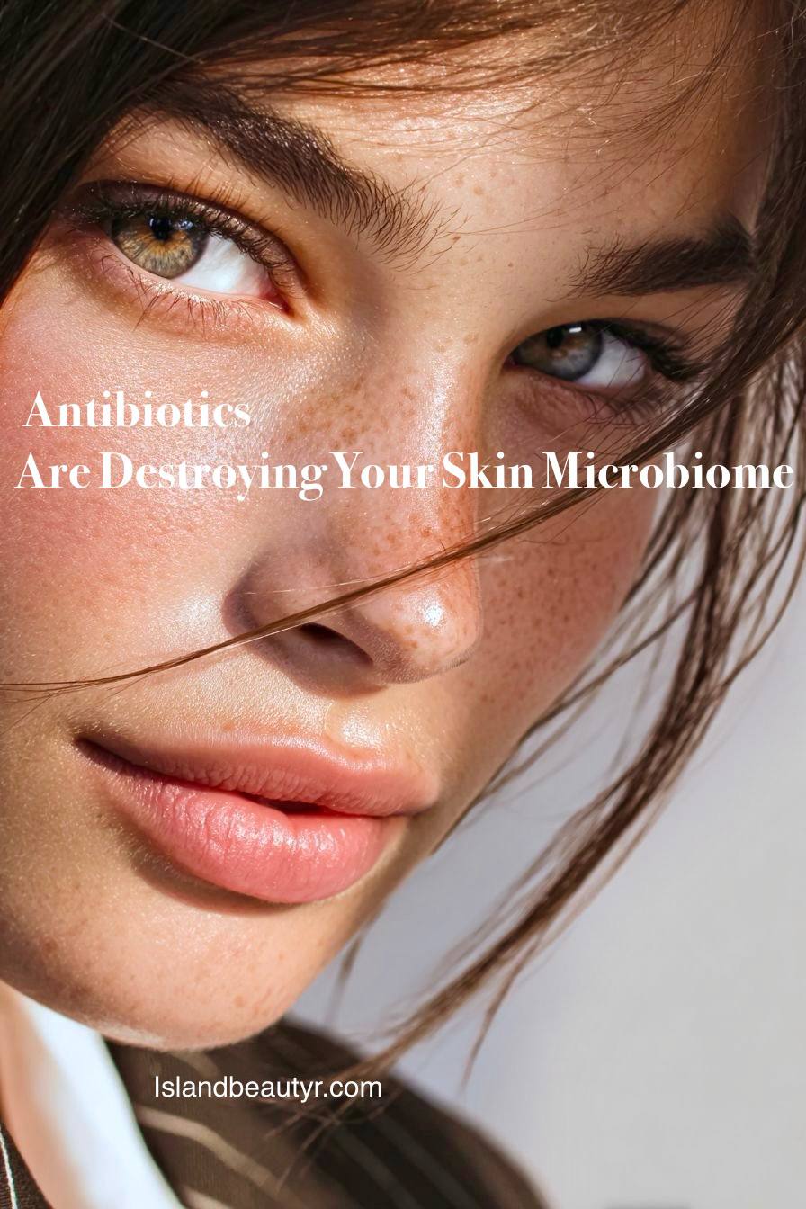 antibiotics and skin microbiome disruption causing acne and sensitivity