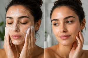 Effect of alkaline cleansers on skin pH balance and barrier health