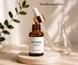 Retinol serum for beginners showing vitamin A skincare treatment that improves skin texture, reduces acne, and supports anti-aging results.