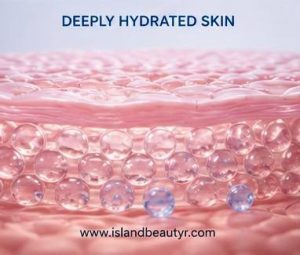 How Hyaluronic Acid for Skin Barrier Repair attracts water and improves skin hydration