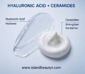 Hyaluronic Acid vs Ceramides for skin barrier repair and long-lasting hydration
