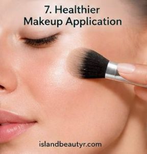healthier makeup application on smoother skin with a healing skin barrier
