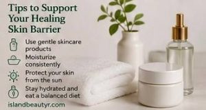 daily skincare tips for supporting and protecting a healing skin barrier
