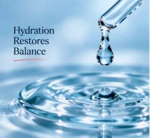 Hydration supports skin barrier recovery and reduces moisture loss